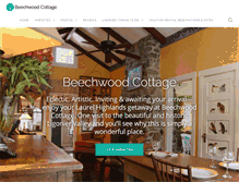 Tablet Screenshot of beechwoodcottageligonier.com